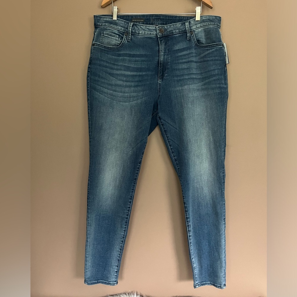 {Kut From The Kloth} High Rise Toothpick Skinny Jeans in Blue - Womens 20W - NWT